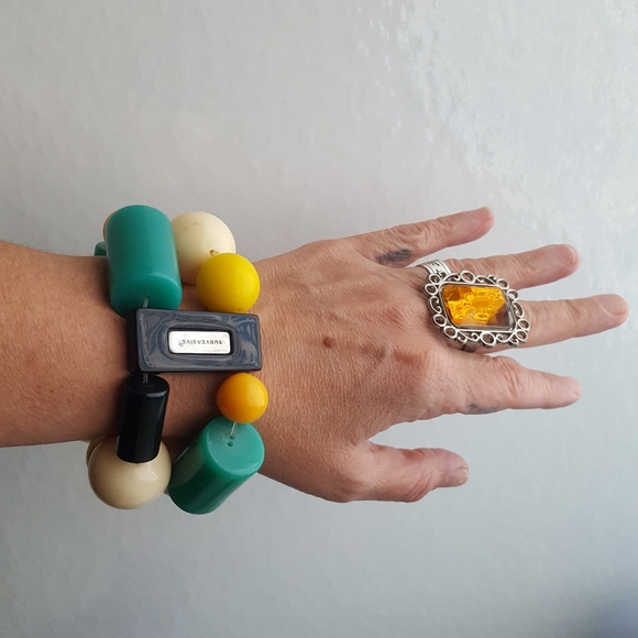 🌙Chunky Subversive Double Bracelet - Picture 6 of 11